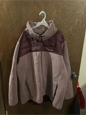 Columbia Women's Two-Tone Maroon & Mauve Ski Jacket
